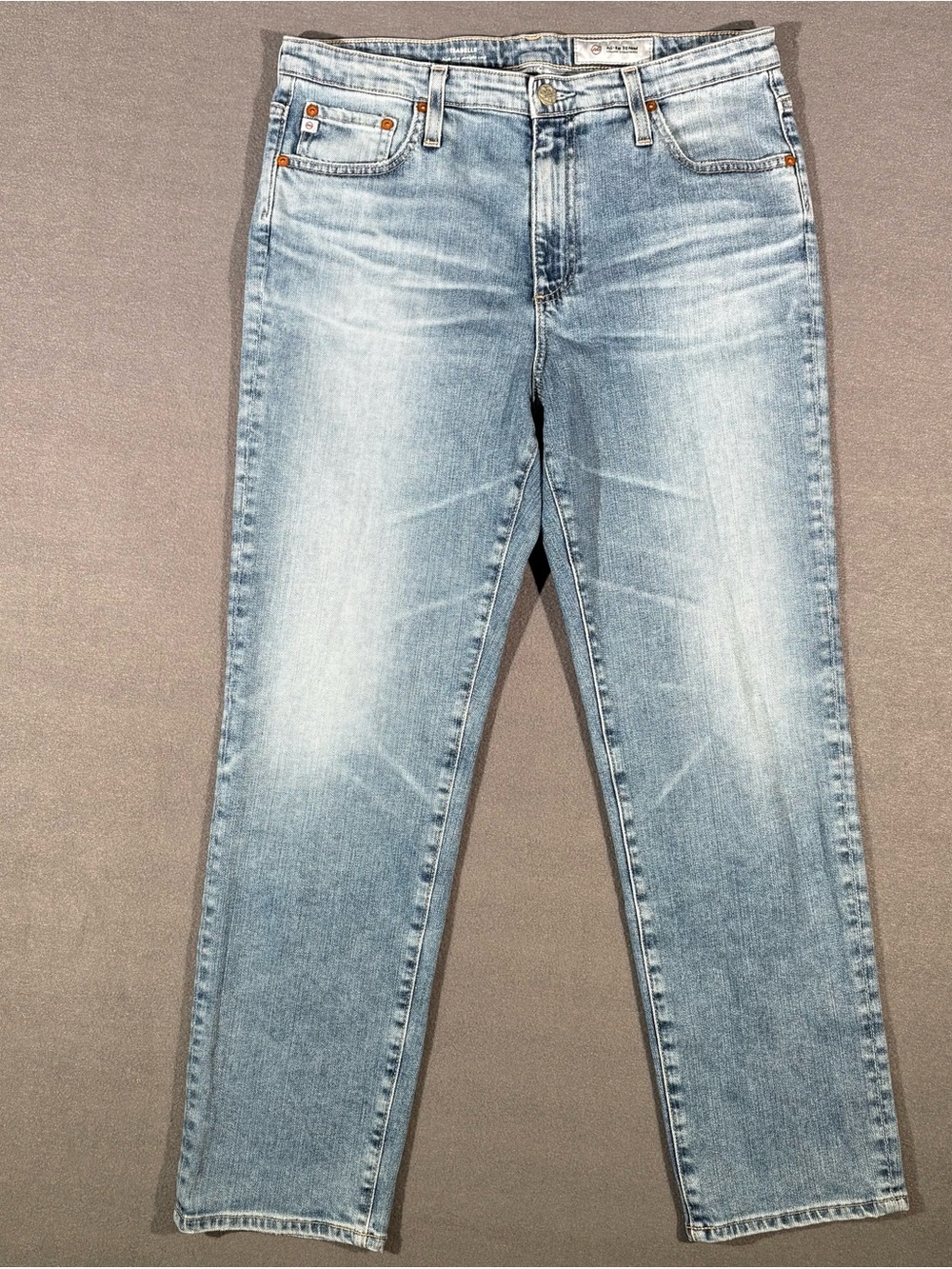 AG Adriano Goldschmied Isabelle High-Rise Straight Crop Jeans Women’s Size 31R